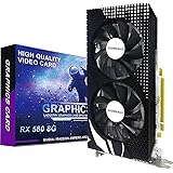 SHOWKINGS Radeon RX 580 8GB Graphics Card, 256Bit 2048SP GDDR5 AMD Video Card for Pc Gaming, DP HDMI DVI-Output, PCI Express