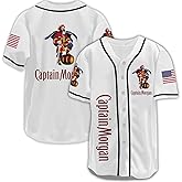 Captain Baseball Jersey Shirt for Women & Men, Lover Baseball Shirt
