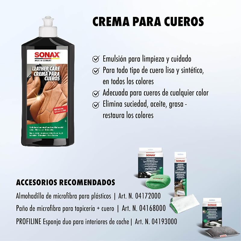 Loção para o couro (500ml) com cera de abelha