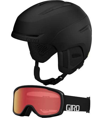 Amazon.com: Giro Ledge MIPS AF Snow Helmet/Goggle Combo - (Combo
