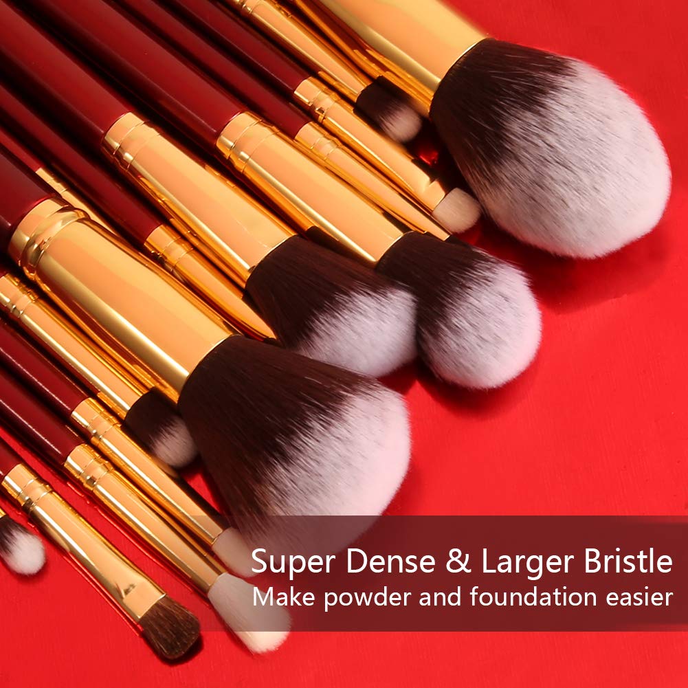 DUcare Makeup Brushes 27Pcs Professional Makeup Brush Set Premium Synthetic Goat Pony Hair Kabuki Foundation Blending Brush Face Powder Blush Concealers Eye Shadows Make Up Brushes Kit: Beauty