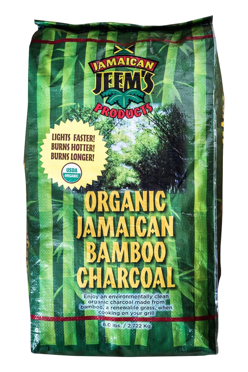 Jamaican Jeem's Products FFP Organic Bamboo Grill, Charcoal Garden & Outdoor