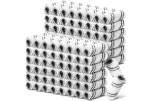 Leumoi 300 Pcs 4 Inch Mini Paint Roller Cover 1/2" Nap Small Microfiber Roller Covers Home Repair Tools House Household Supplies Kit(Gray, White)