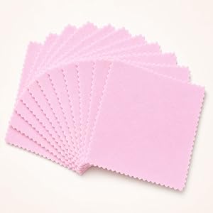 Jewelry Polishing Cloths for Tarnish Care, Multipurpose Cleaning Wipes for Rings, Necklaces, Bracelets, and Everyday Jewelry