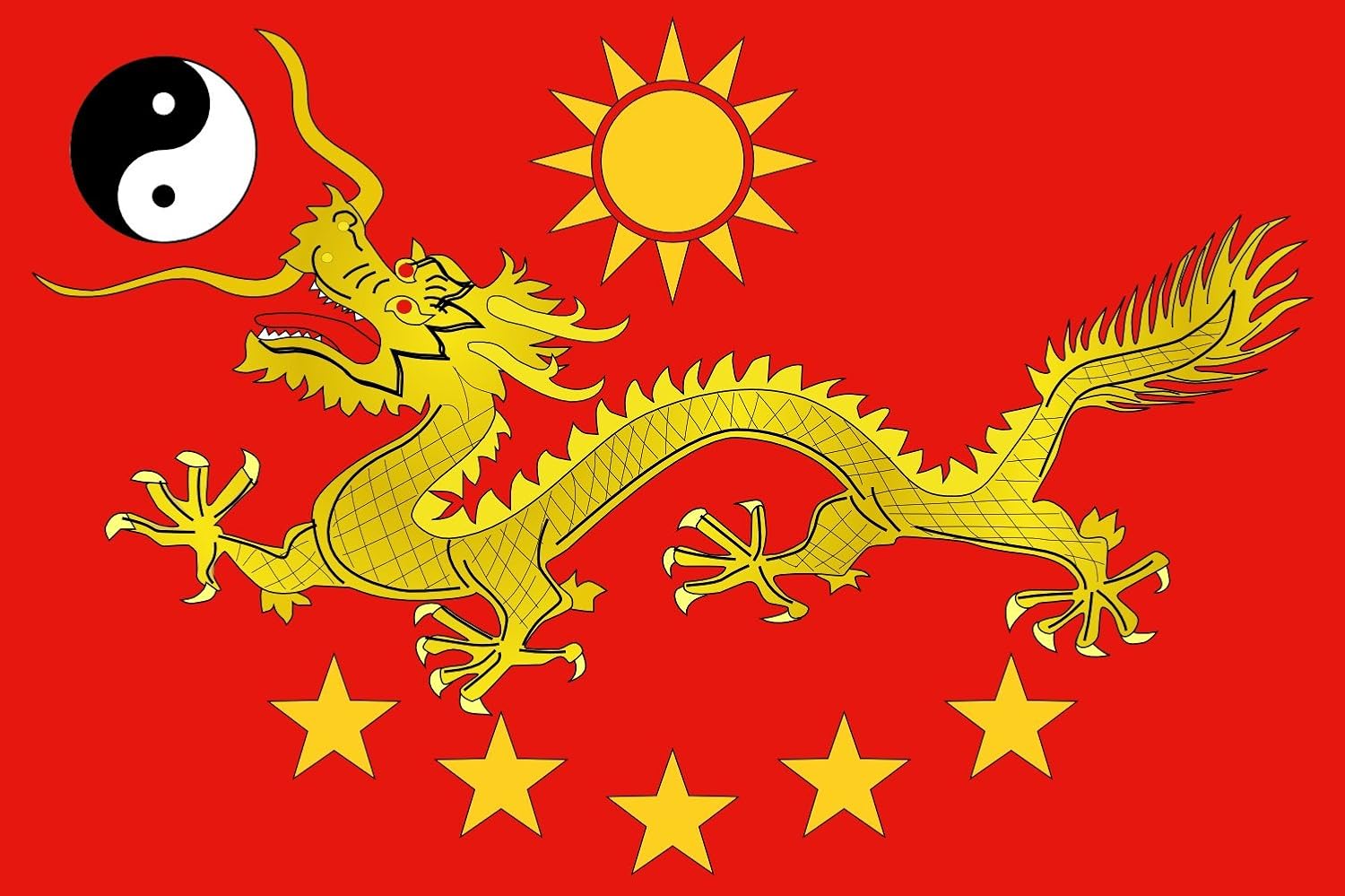 DIPLOMAT-FLAGS New Chinese Imperial | A New Flag for China Bandera ...