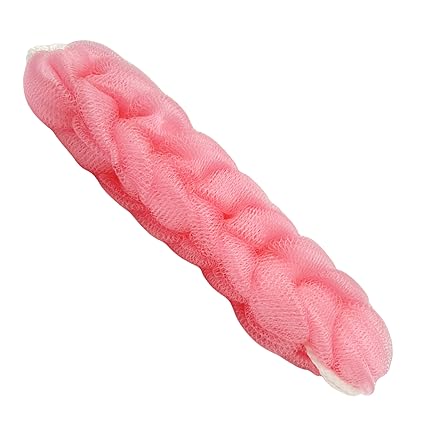 Majestique Mesh loofah Bath Belt (Pink)