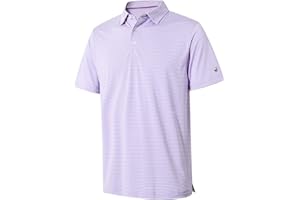 MICHEL ROUEN Golf Shirts for Boys Short Sleeve Moisture Wicking Dry Fit Performance Kids Youth Sport Striped Boys Polo Shirts
