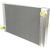 JSD 2 Row Single Pass Overall 31"x19"x3" Aluminum Performance Racing Radiator Compatible with Ford Mopar