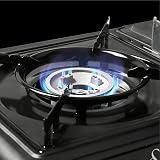 Taylor & Brown Black Portable Camping Stove EN417 with Case 4 Butane Gas view 3