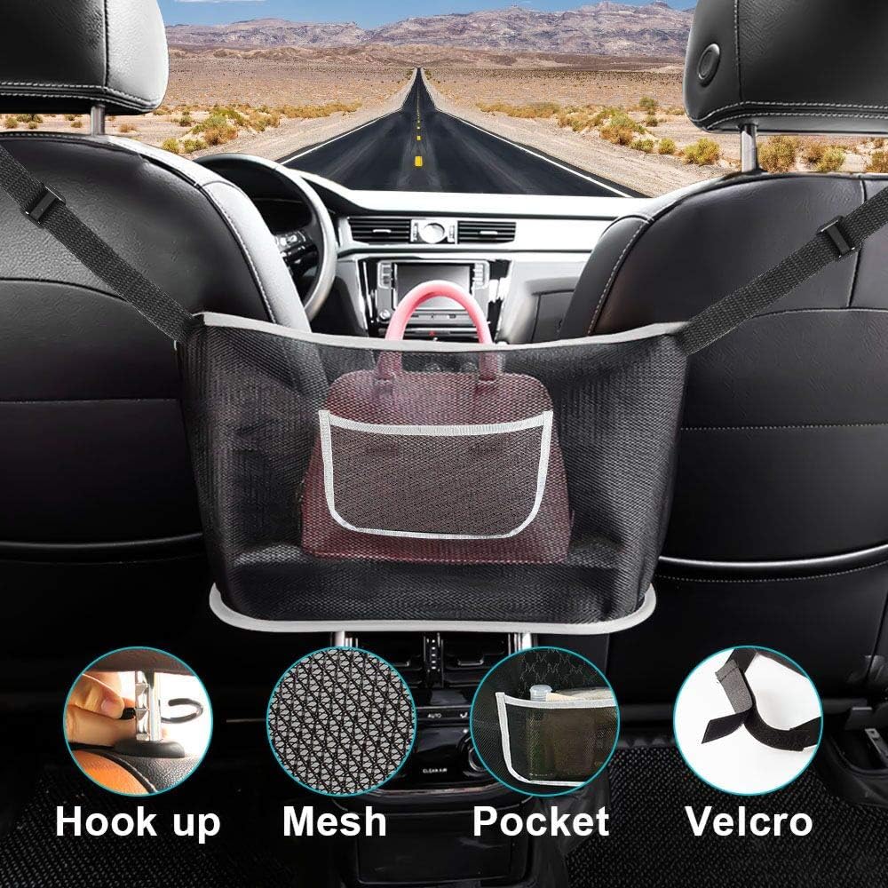 Amazon.com: Car Net Pocket Handbag Holder,Car Seat Back Organizer Mesh
