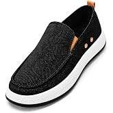 Men's Slip On Shoes Canvas Sneakers Lightweight Casual Walking Shoes | Breathable upper, easy slip-on design, lightweight comfort and non-slip sole for daily walking, driving, travel and work.