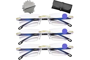 Blue Glasses, Self Adjusting Glasses, Intelligent Anti Blues Light Glass, for Men/Women, Farsighted and Nearsighted