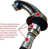 Hairstore Brass Mixer Tap with Shower Head Special Nuts for Plumber DIY Hair view 3
