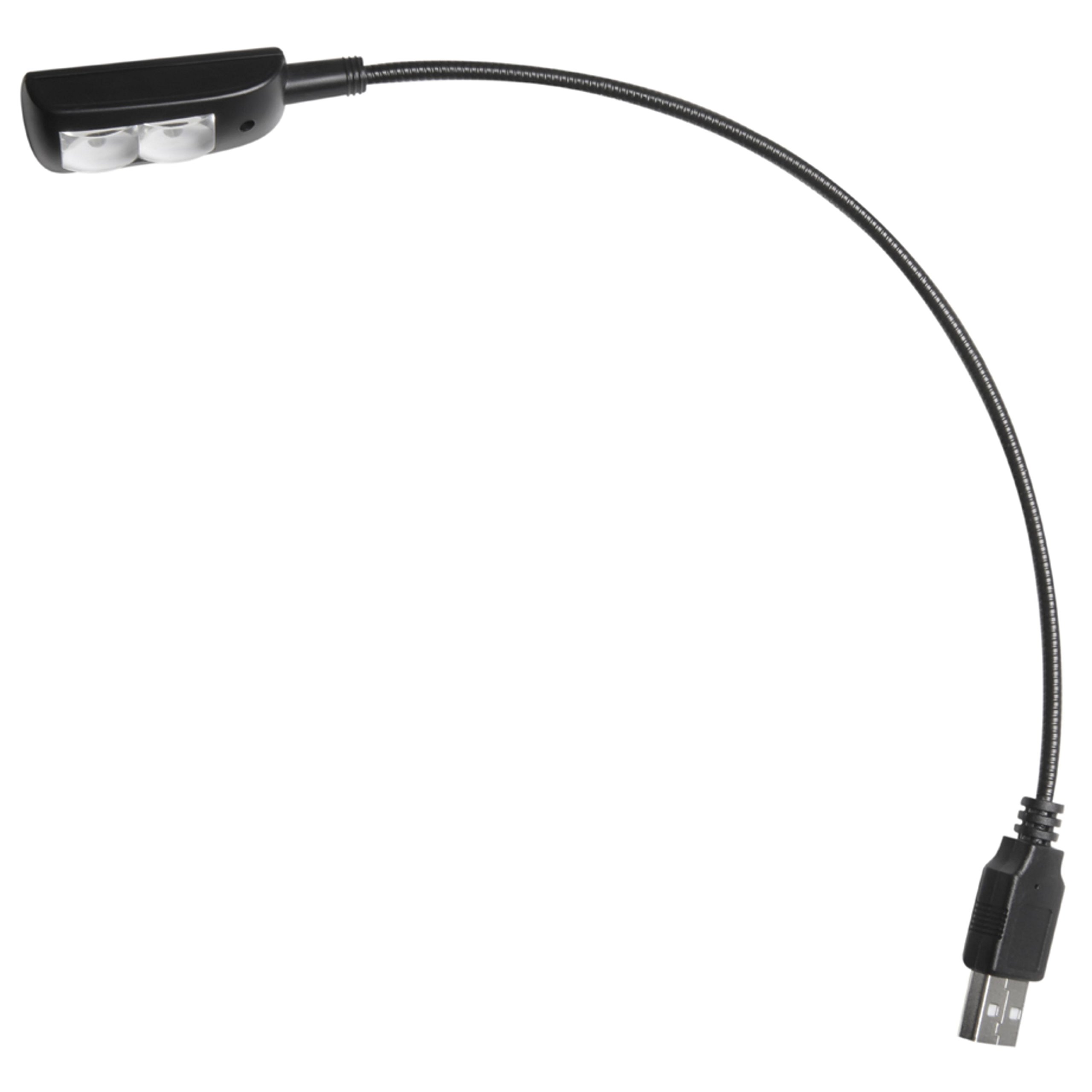 Adam Hall Stands SLED 1 USB PRO - USB Gooseneck Lamp with 2 LEDs