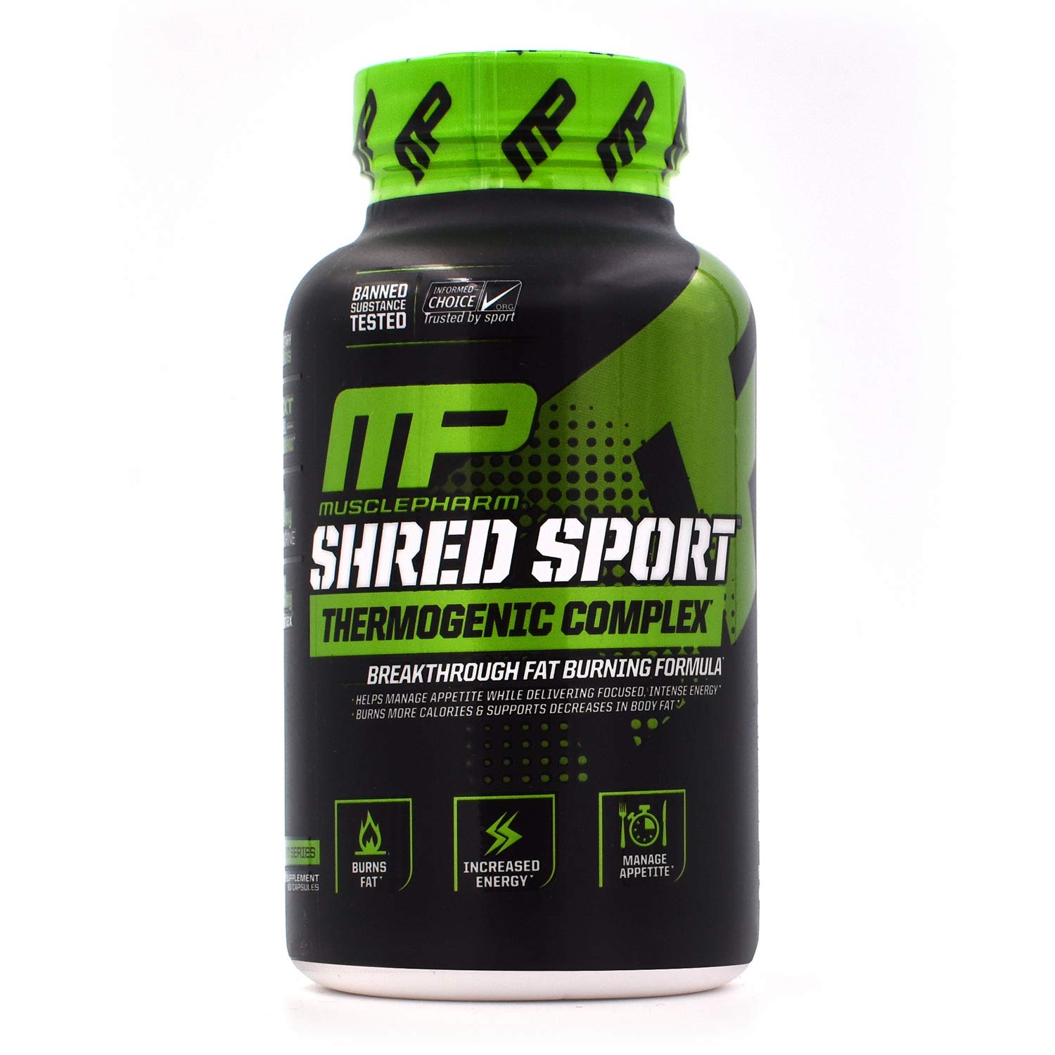 Musclepharm Shred Sport Thermogenic Fat Burner (60 Count, 2 bottles)