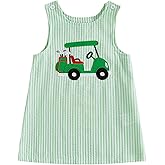 Toddler Baby Girl Easter Outfit Sleeveless Crew Neck Bow Bunny Rabbit Embroidery Dress Little Girls Spring Clothes