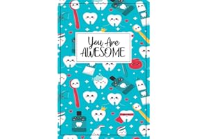Dental Gift - Dentist Gifts: You are Awesome! Tooth Notebook, dentist gift, dental hygienist gift, dental assistant gift, den
