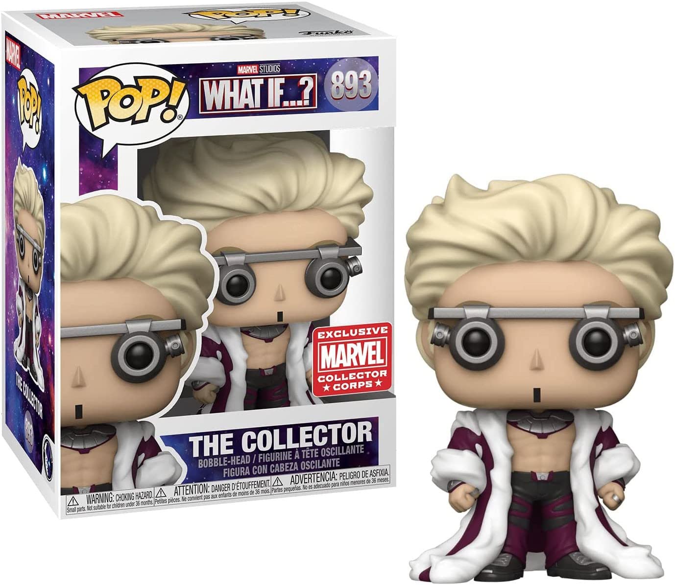 Funko POP! Marvel What If? The Collector #893 Collector Corps Exclusive