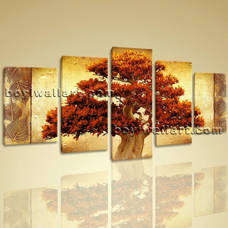 Amazon.com: Extra Large Unique Tree Canvas Wall Art Picture Modern 5