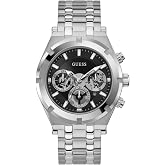 GUESS Silver-Tone Multifunction Watch