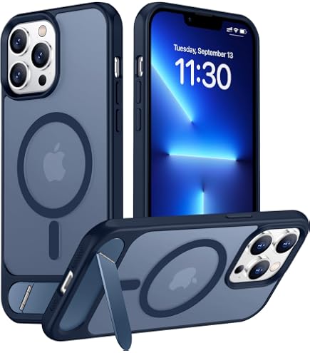 Amazon.com: TORRAS for iPhone 13 Pro Max Case Translucent Blue
