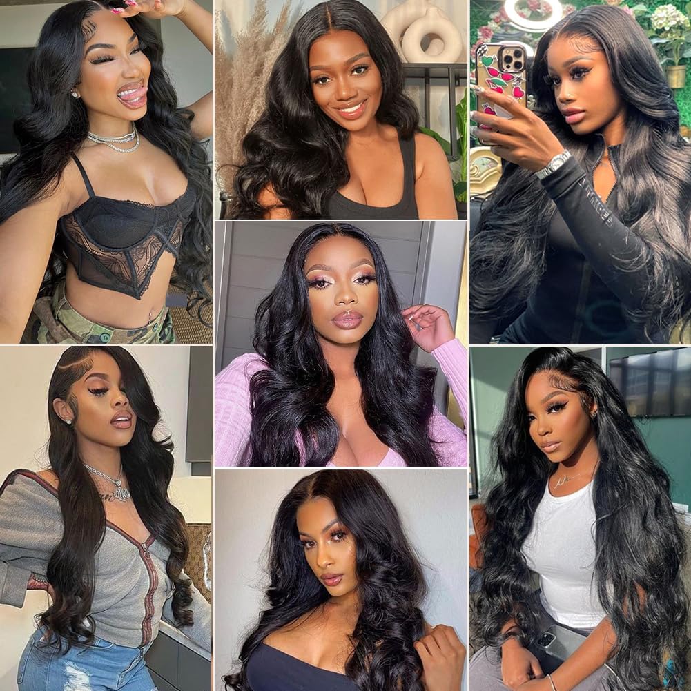 Condition photo showing New/Like New for bundles human hair body wave bundles 20 22 24 inch unprocessed brazilian virgin remy hair natural bl