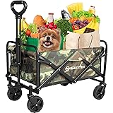 SUZHI Small Foldable Wagon,Wagon Cart with Wheels