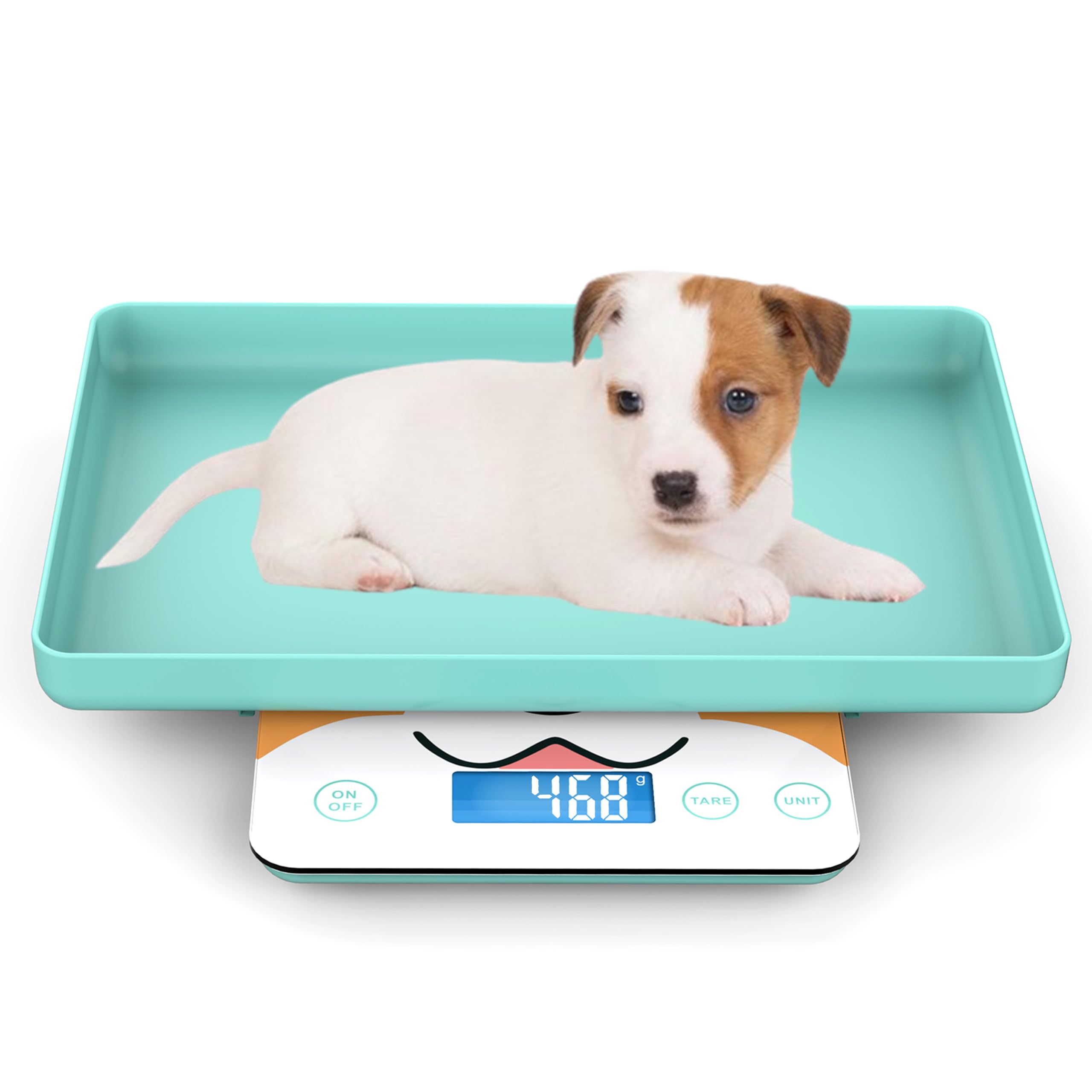 MINDPET-MED Digital Pet Scale for Small Animal, Whelping Scale,High Precision ±0.03oz,Blue,Suitable for Newborn Pets