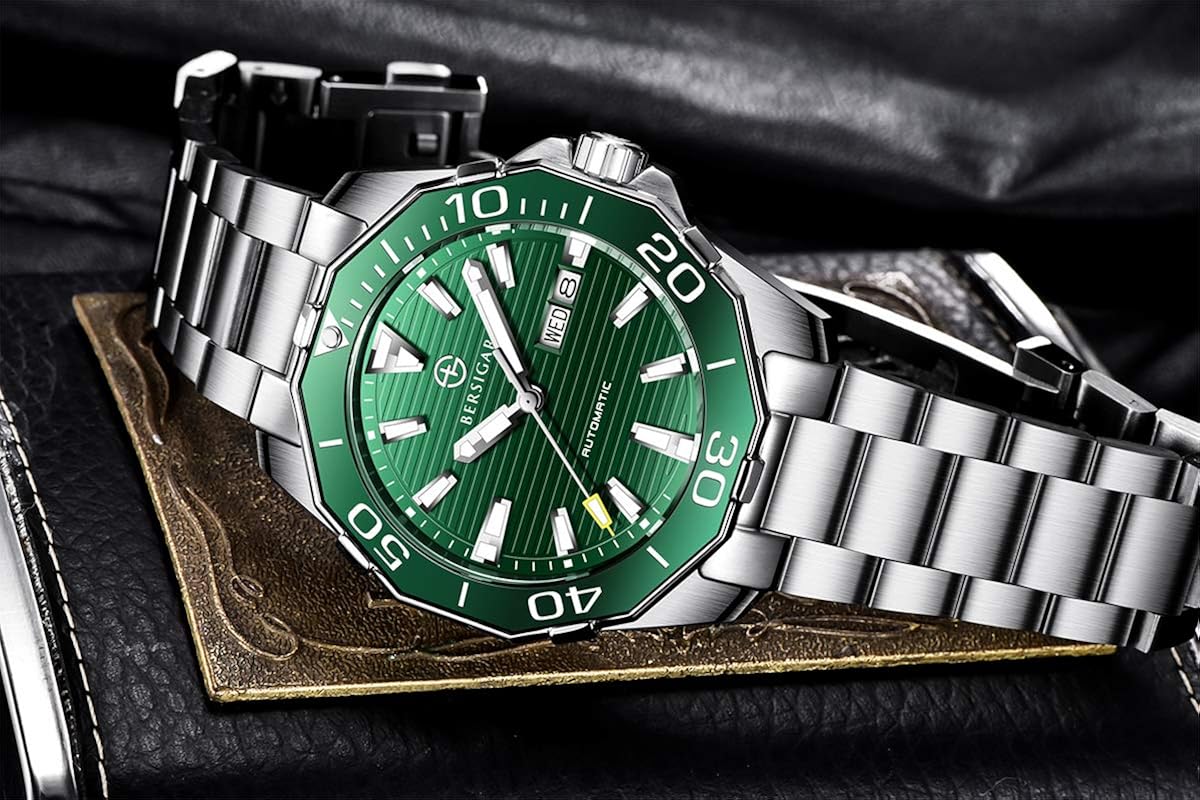 BERSIGAR BG 1617 Best Men s Automatic Watches Waterproof Stainless