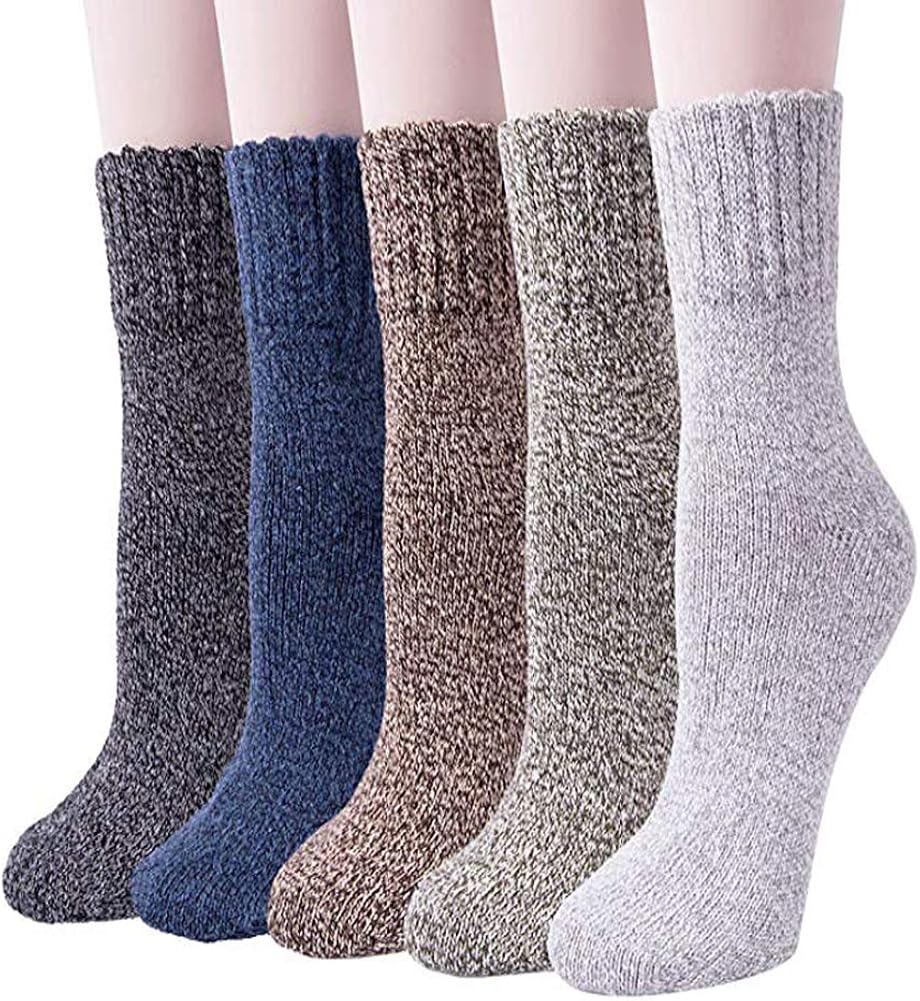 35 Pack Men Extra Thick Wool Dress Socks Thermal Winter Boot Socks 8