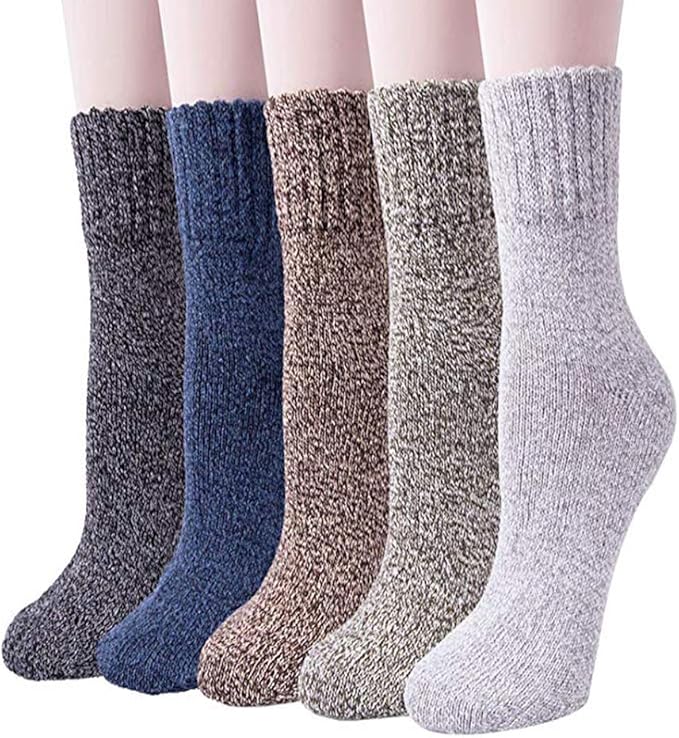 35 Pack Men Extra Thick Wool Dress Socks Thermal Winter Boot Socks 8