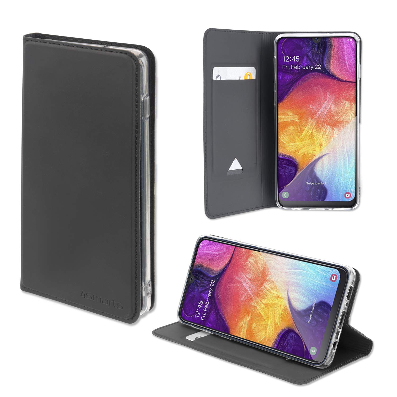 4smarts Urban Lite Flip Case for Samsung Galaxy A40 Black