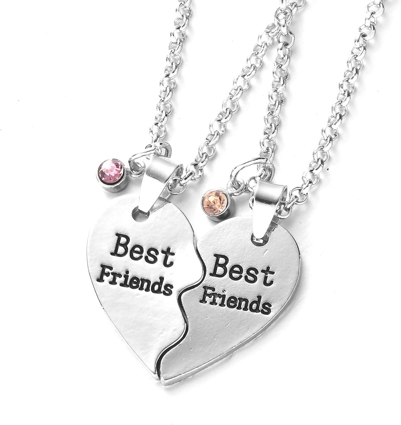 Best Friends Pendant Friendship Necklaces Set for Childrens Girls