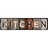 Vintage Tin Sign Retro Metal Kitchen Signs for Home Decor Stylish Wall Art Plaques Ideal Gift for Home Bathroom Kitchen and Gothic Wall Decor in Every Room 16x4in