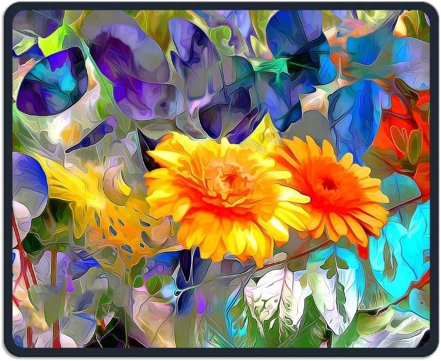ATR Flowers Abstract Art Smooth Beautiful Personality Design Mobile Mouse Pad Mouse Pad Desk Pad