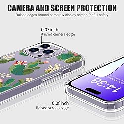 LUHOURI for iPhone 15 Pro Max Case with Screen