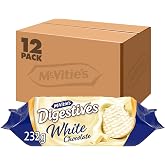 McVitie's White Chocolate Digestive Biscuits, 232 g (Pack of 12)