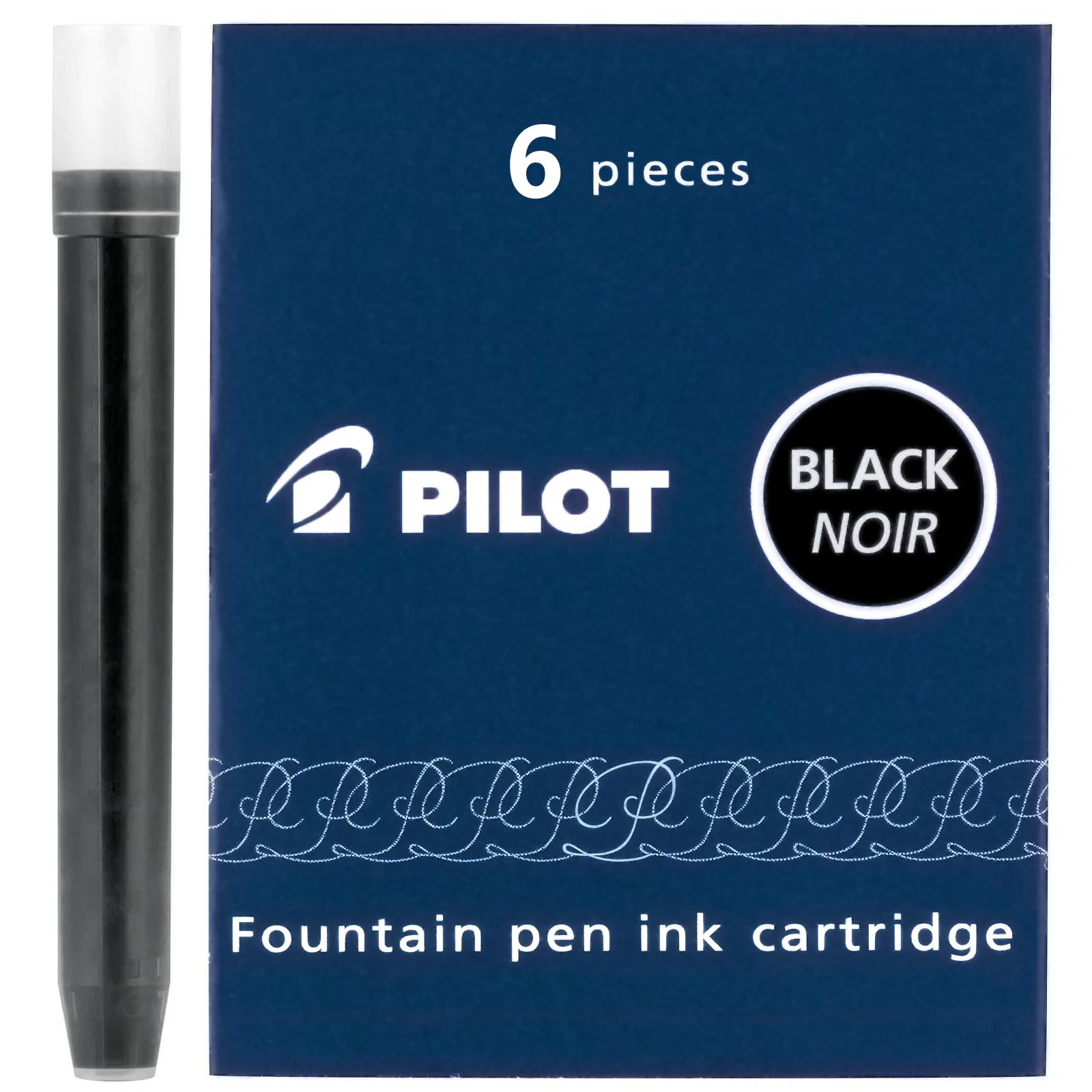 Pilot ic-50 Black Cartridges â€“ For Fountain Pens Pack of 6