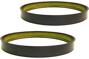 2 Axle ABS Tone Rings (Rubber Relutor Rings) With Magnetic Encoding 213132ABS Compatible with Chrylser 300 Charger Magnum Cha