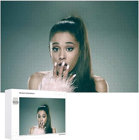 Amazon 美しさ アリアナ グランデ Ariana Grande 1000個の 木製ピース ジグソーパズル ワンピース 50x75cm ジグソーピース 立体パズル 木製ジグソーパズル 装飾のおもちゃ 木のおもちゃ 子供 の ピースジグソーパズル 木製パズル おもちゃ