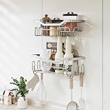 HapiRm Shower Caddy 11 Hooks Stainless Steel No Drill Adhesive Rustproof view 8