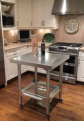 Amazon Com Kitchen Island Bar Cart High Top Table Pub Steel Easy Rolling W Brakes Dogs And Cats No Chew Or Scratch Handmade