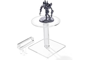 Kalami Flying Miniatures Combat Riser for DND with 4” Acrylic Base Flight Stand Terrain Perfect for Dungeon and Dragons, Warhammer, D&D 5e and Tabletop TTRPGs