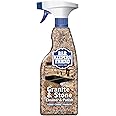 Bar Keepers Friend Granite & Stone Cleaner & Polish (25.4 oz) Granite Cleaner for Use on Natural, Manufactured & Polished Stone, Quartz, Silestone, Soapstone, Marble - Countertop Cleaner & Polish (1)