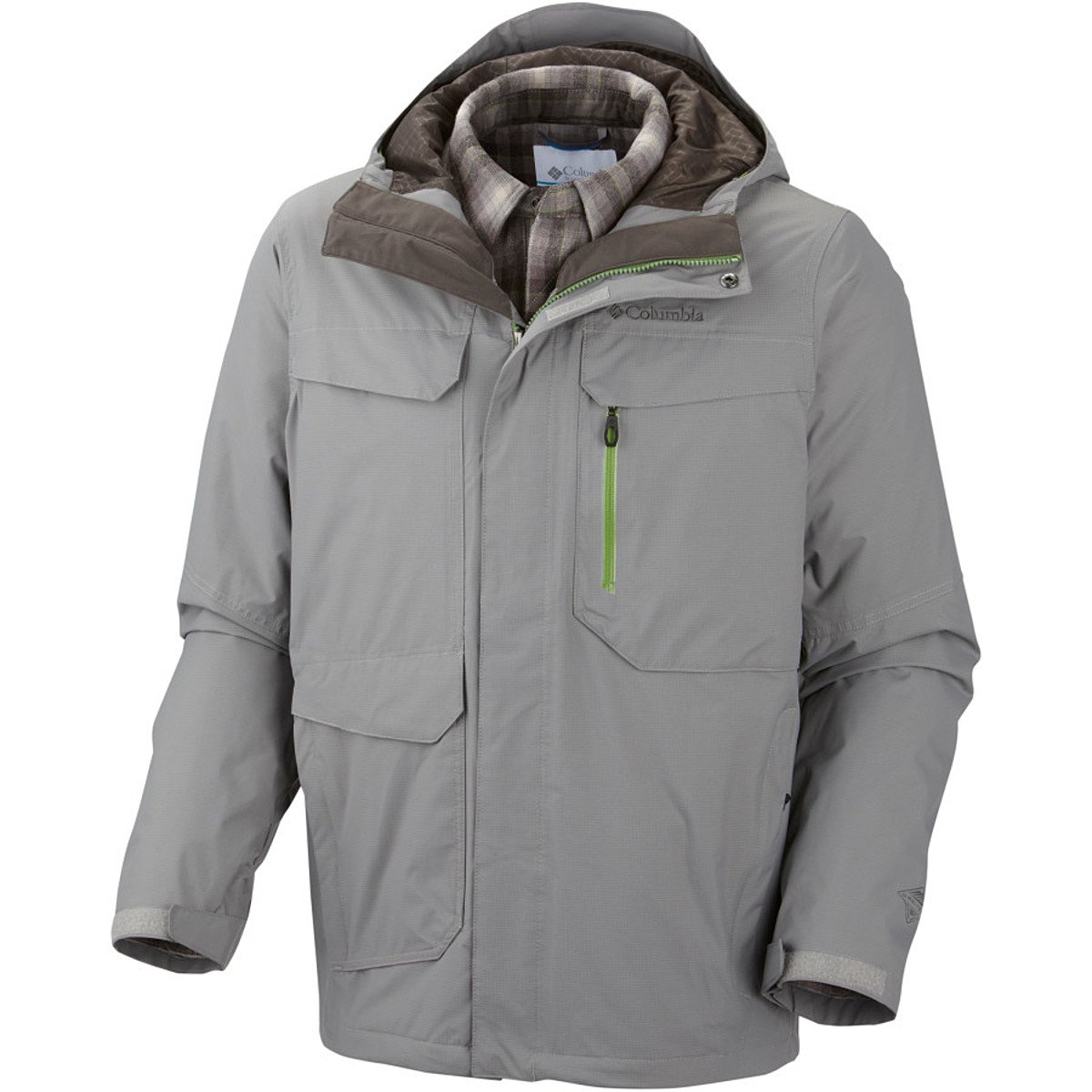 Columbia Mens Back To Hells Mountain Interchange Jacket