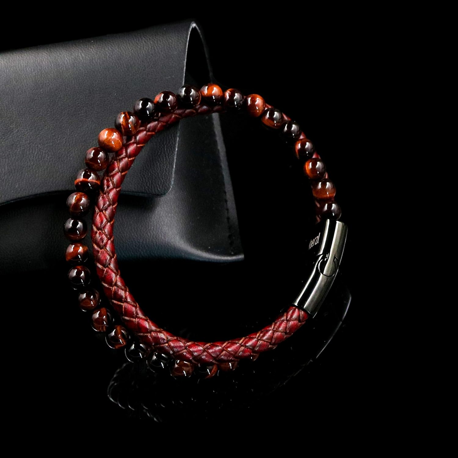 vintage red mens bracelet bead leather bracelet bracelet for men mens leather bracelet mens leather bracelet leather bracelet for men leather bracelet: Clothing