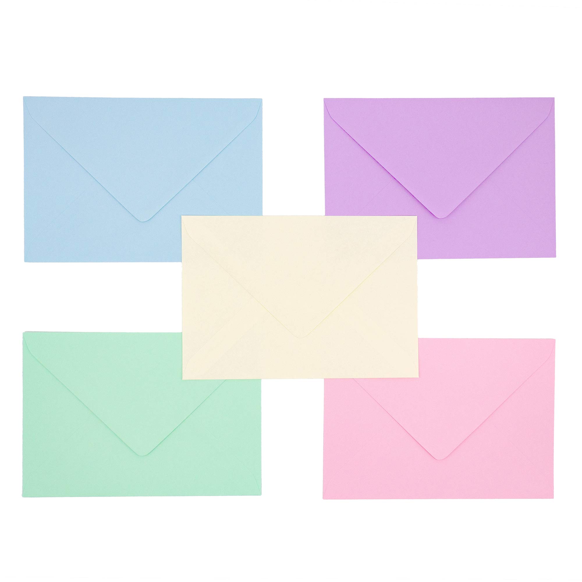 Pukka Pad, Pukka Post & Packaging Gummed Envelopes - Pack of 25, Ready-to-Seal, Durable 100GSM Postal Envelopes for Letters, Invitations, and Other Mail - 229 x 162 mm, Size C5, Pastels