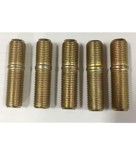 Dorman 675-107 Double Ended Stud - 7/16-14 X 3/4 In. & 7/16-20 X 1-3/8 In. - Pack Of 10