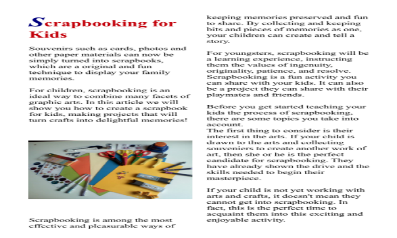 iScrapbook: Scrapbooking Enthusiast