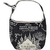 Harry Potter The Marauder's Map Hogwarts Shoulder Crossbody Purse Hobo Bag Adjustable Strap